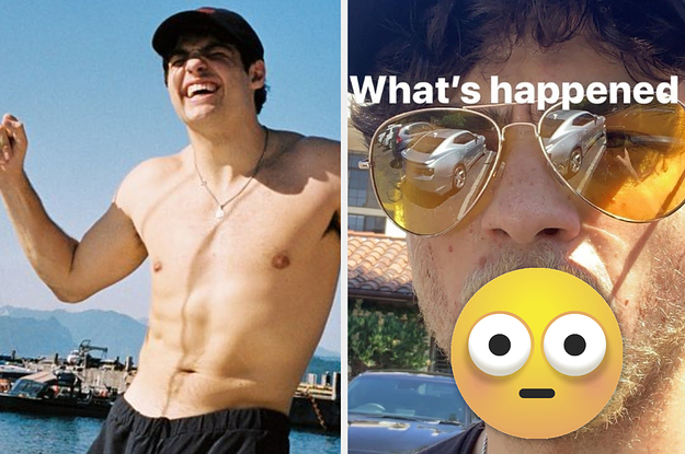 Noah Centineo Bleached His Beard For Reasons I Am Not Aware Of