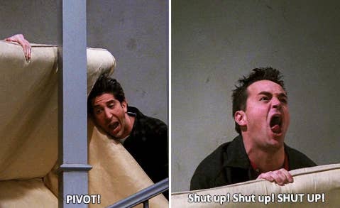 Every Time FRIENDS Trolled Ross Gellar, & We Loved It 6 FRIENDS- Pivot scene