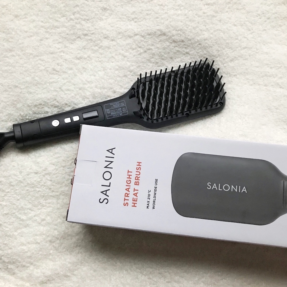 サロニア】ストレートヒートブラシ使ったら2分でナチュラルヘアに