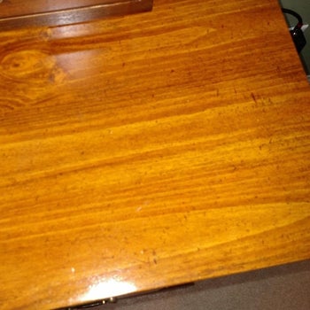 same table without stains
