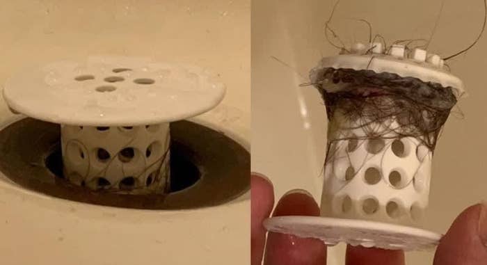Mushroom Cylindrical Bathroom Drain Anti Clogging Hair Catcher