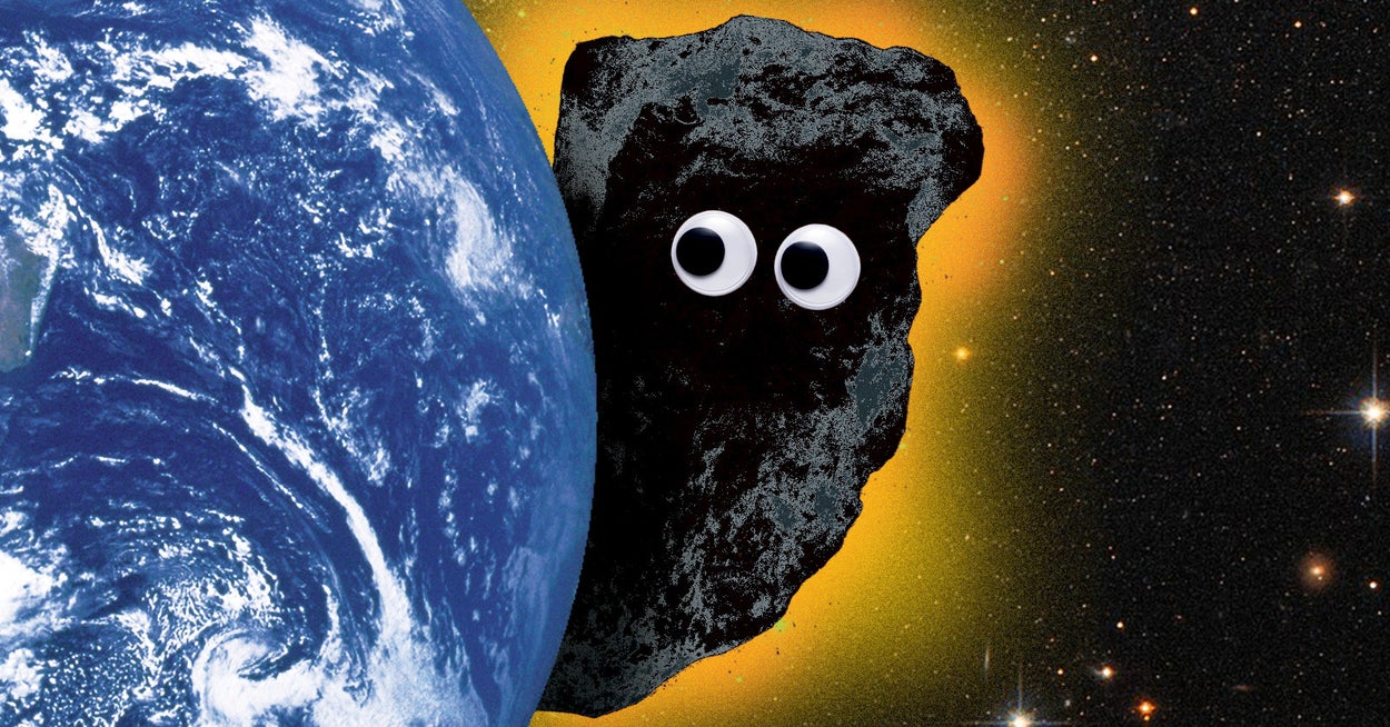 Приближающийся метеорит