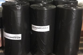 amazonbasics dog waste bags