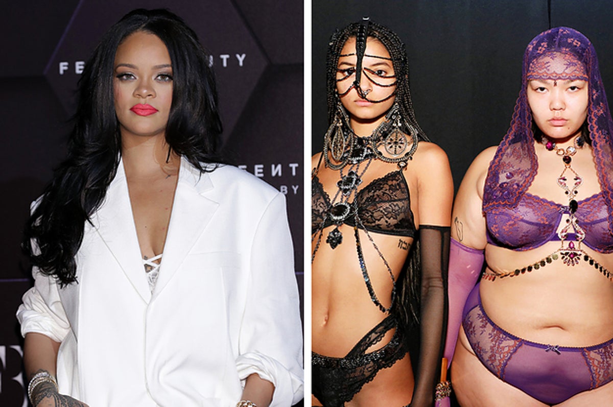 Rihanna is stunning in new drop of her lingerie line Savage x Fenty