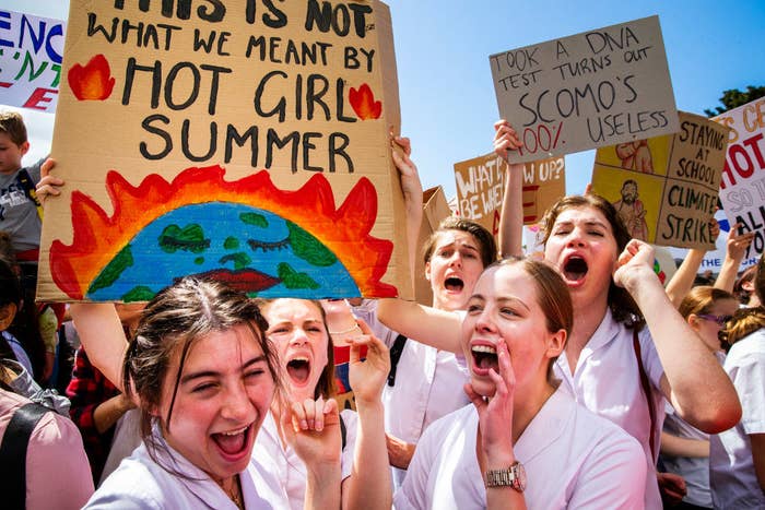 The Best Signs From The Climate Strike