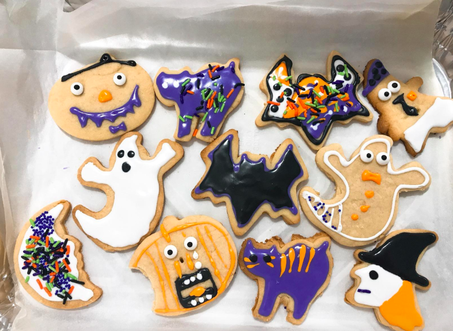 Halloween cookies made by a reviewer