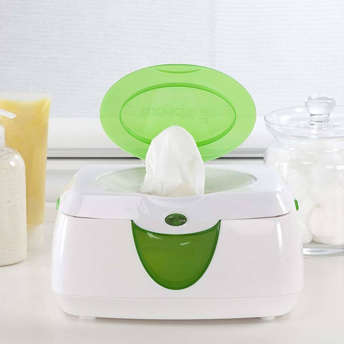 Wipe holder on counter 