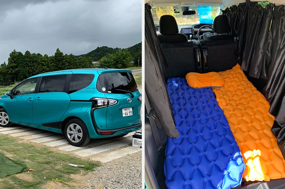 キャンプ初心者でも大丈夫 クルマで泊まる 車中泊 が思ったより快適だった キャンプ初心者でも大丈夫 クルマで泊まる 車中泊 が思ったより快適だった