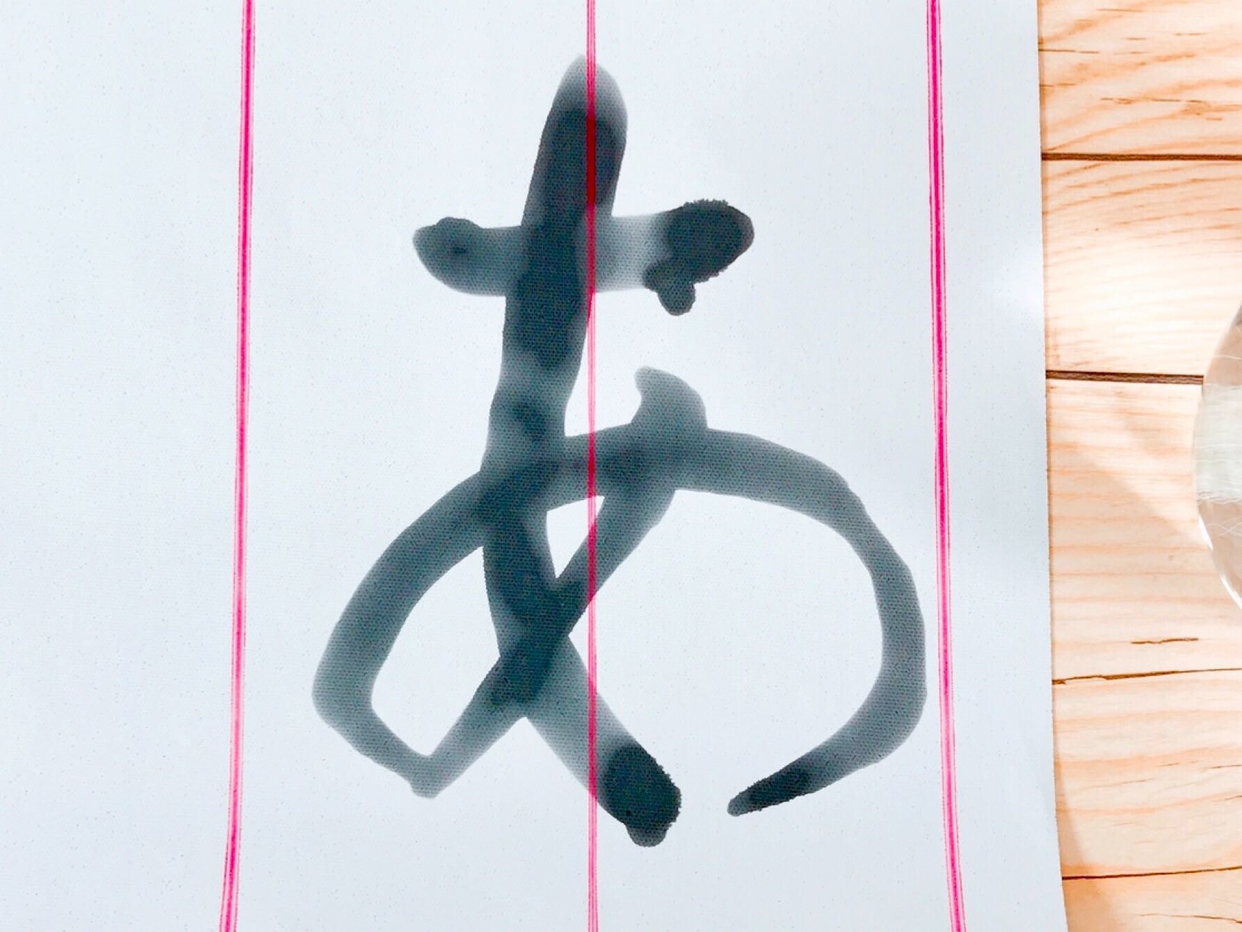 セリアのおすすめアイテム「水書き練習シート」
