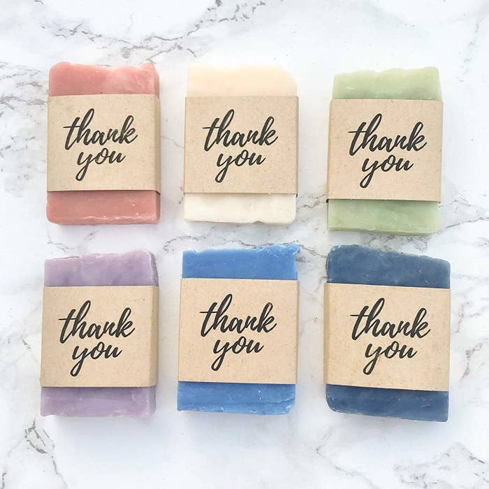 soap that says thank you