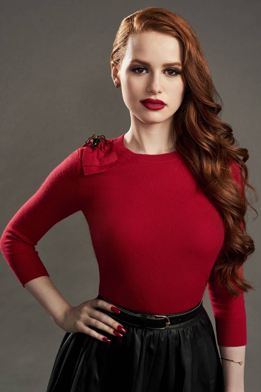 cheryl riverdale red dress Cheryl's red collared mini dress on Riverdale