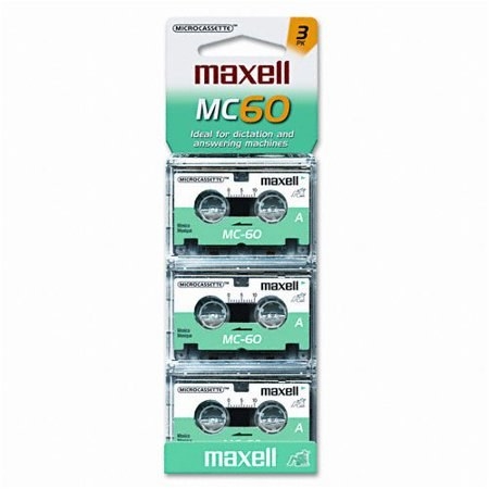 Pack of 9 Maxell MC-60 UR Microcassettes 