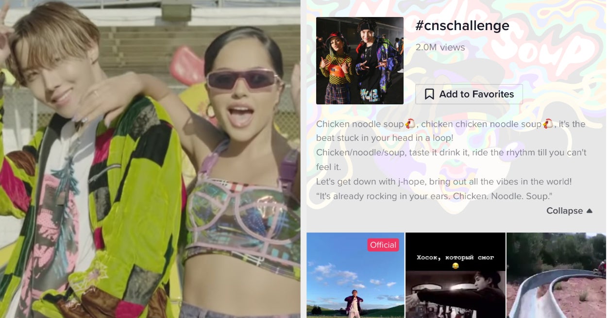 Bts J Hope And Becky G Have Kicked Off A Chicken Noodle Soup Tiktok Challenge Bts J Hope And Becky G Have Kicked Off A Chicken Noodle Soup Tiktok Challenge