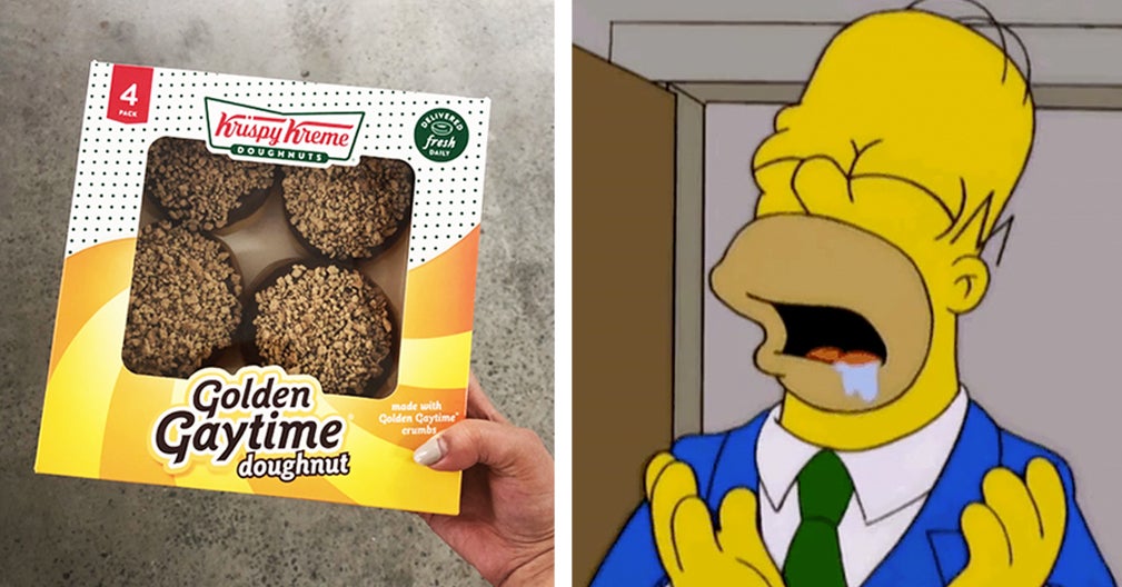 Golden Gaytime And Krispy Kreme Have Collaborated And My Mouth Is ...