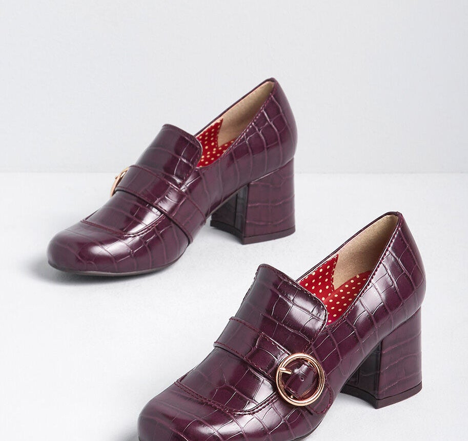 Frump to Fab Design: Dye patent leather