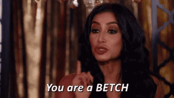 jersey shore person saying you&#x27;re a betch