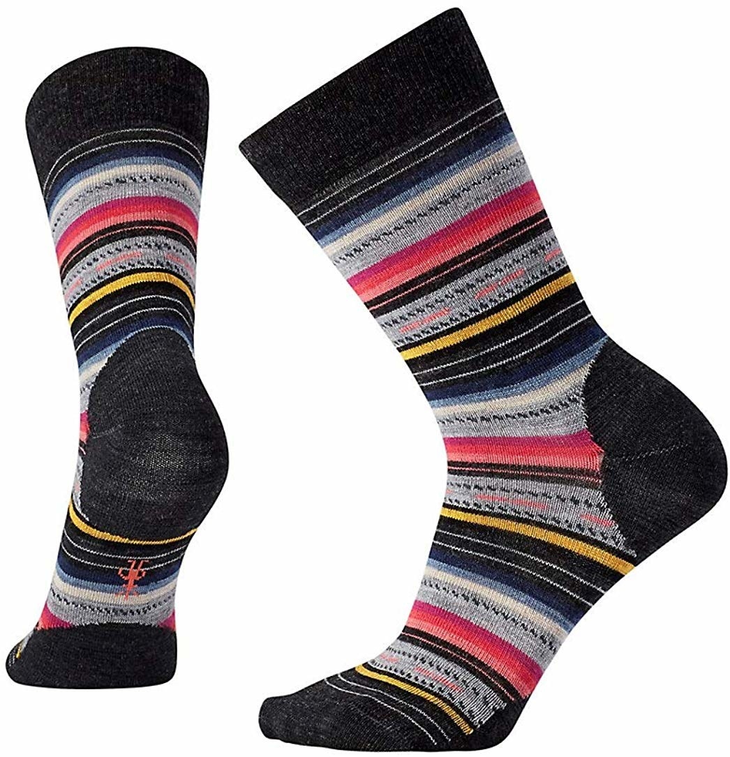 striped smartwool crew socks