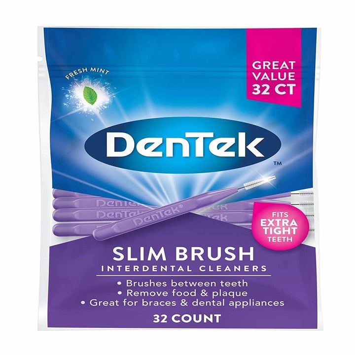 the DenTek slim brushes packaging 