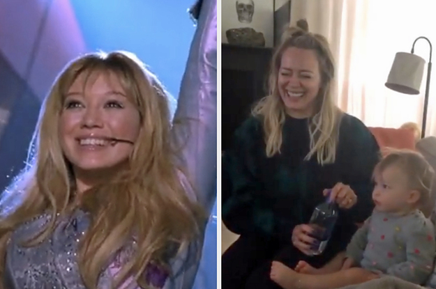 Hilary Duff Watched "The Lizzie McGuire Movie" With Her Family And It's Almost Too Cute For Words