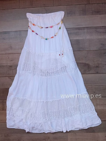 a white dress