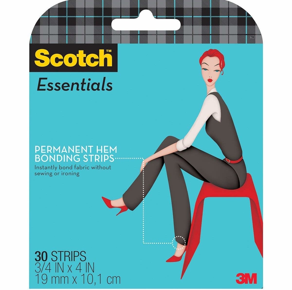 sctoch essentials hemming bond strips package
