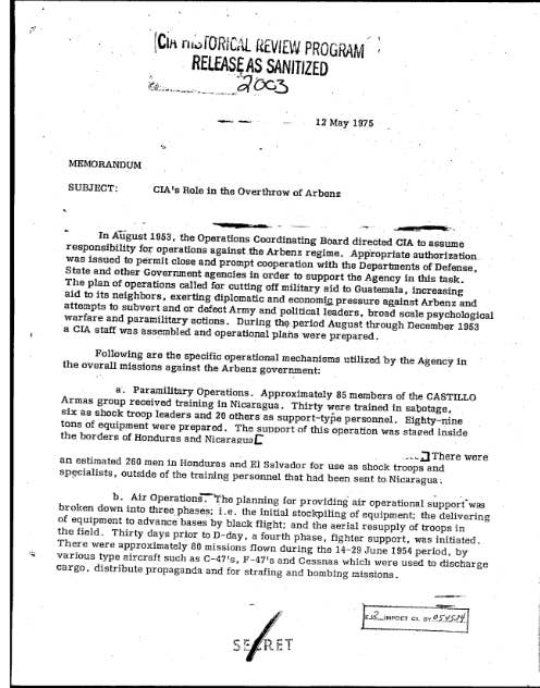 Government Classified Documents