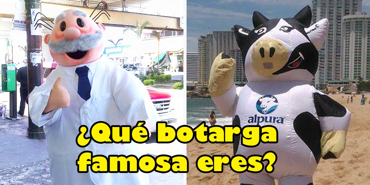 Este quiz te dirá qué botarga famosa eres