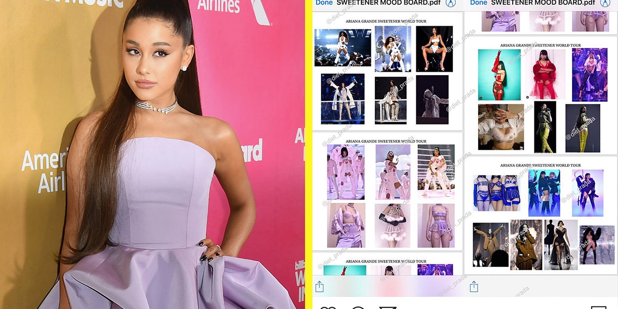 1250px x 625px - Ariana Grande Is Accused Of Cultural Appropriation After Sweetener Tour  Mood Board Leaks