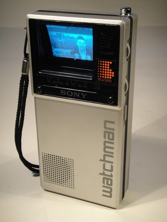 A Sony Watchman TV