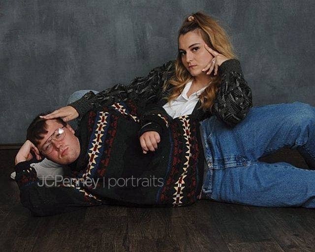 Funny Couple Glamour Shots