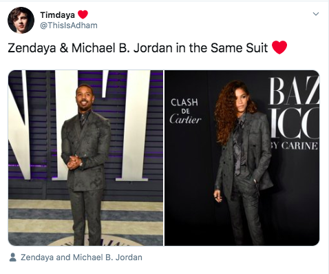 Zendaya Wore the Same Suit as Michael B. Jordan and No One Can Handle It