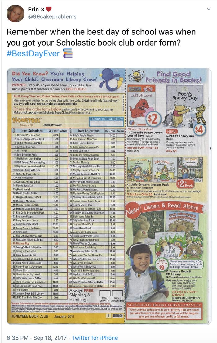 Pre-K / Scholastic Book Orders
