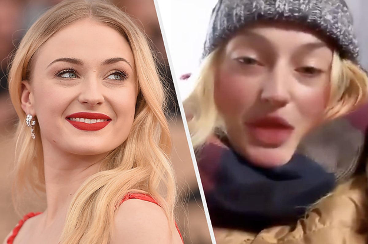 I Can't Get Over The Way Sophie Turner Puts On Lip Balm, But Honestly, It  Makes A Lot Of Sense