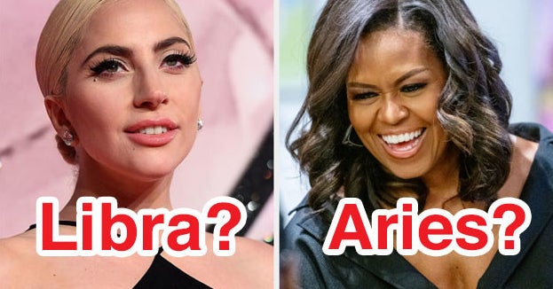 Can You Match The Celebrity To Their Zodiac Sign?