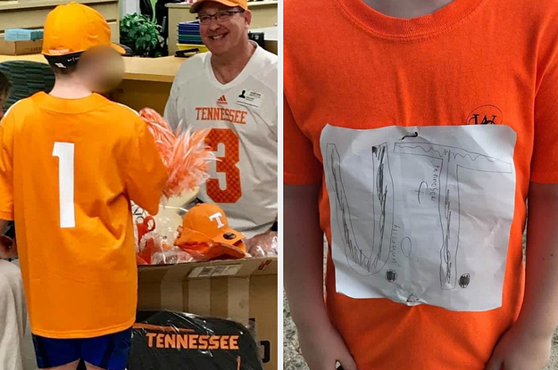 Bullied University of Tennessee fan's homemade T-shirt design