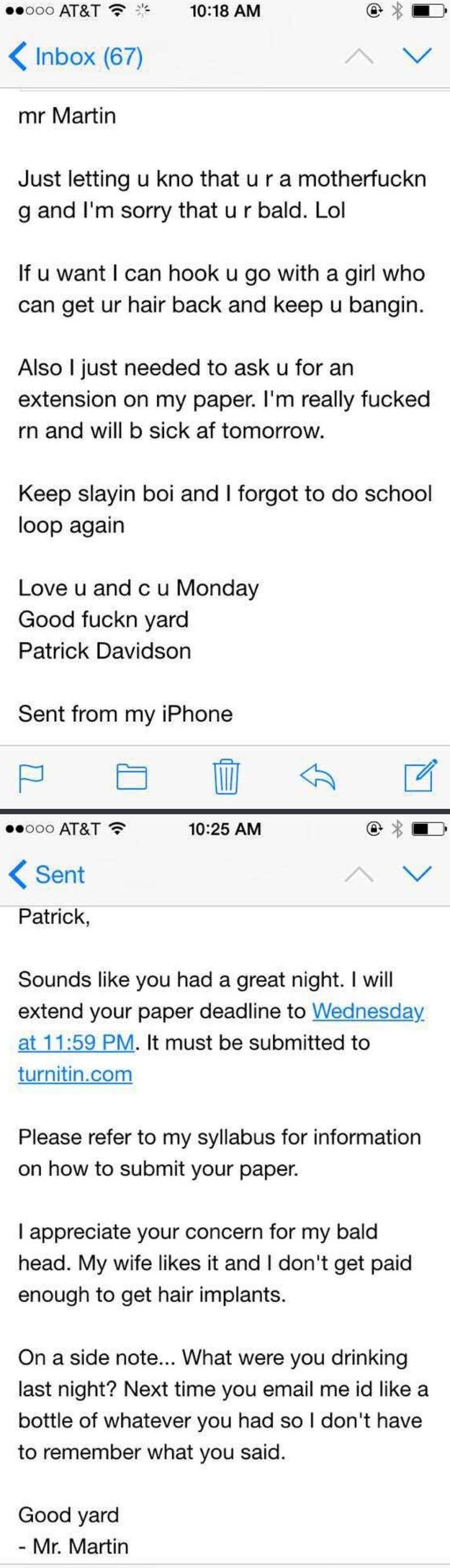 26 Emails Professors And Students Actually Sent Each Other