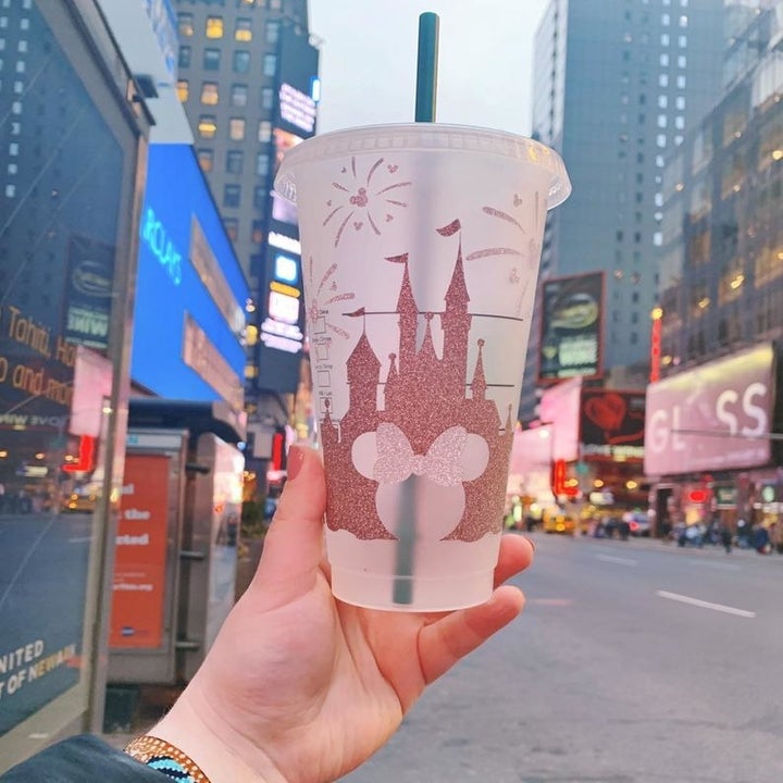 the rose gold castle cup