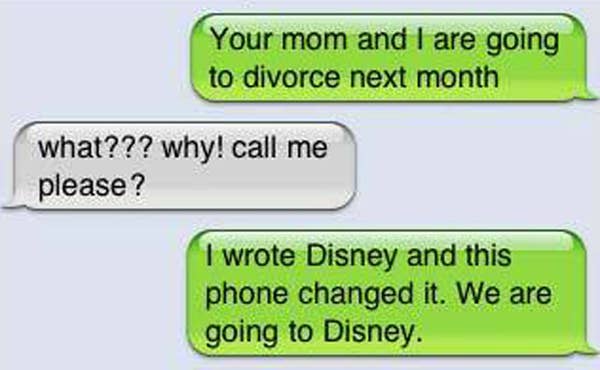 A funny autocorrect example