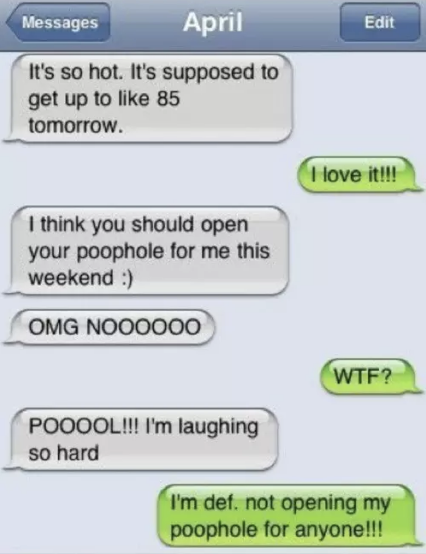 Funny Autocorrect Fail