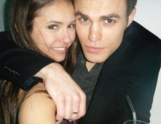 522px x 401px - Paul Wesley Pushed Nina Dobrev In A Pool After \