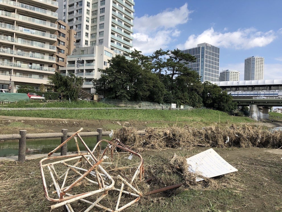 台風で濁流に飲まれた二子玉川と二子新地 復旧に向かう現場を歩いた