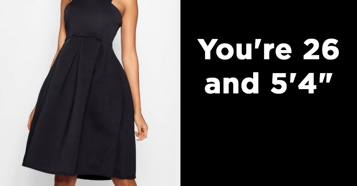 Quiz Pick 7 Black Dresses And We’ll Guess Your Age And Height