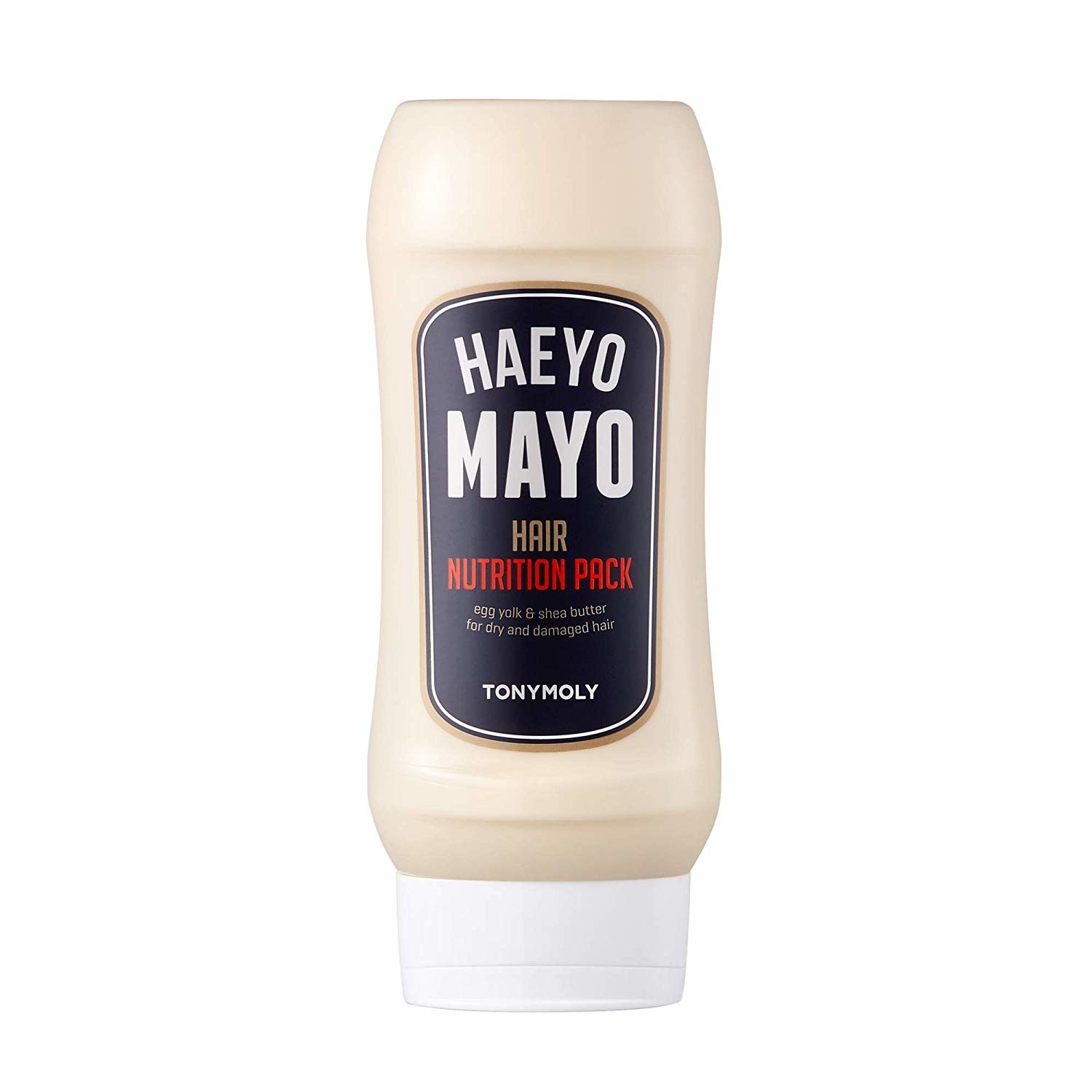 the bottle, which looks like a mayonnaise bottle