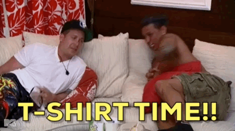 t shirt time jersey shore meaning