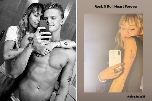 Miley Cyrus And Cody Simpson's Relationship Just Got Even More Official After They Got Tattooed Together