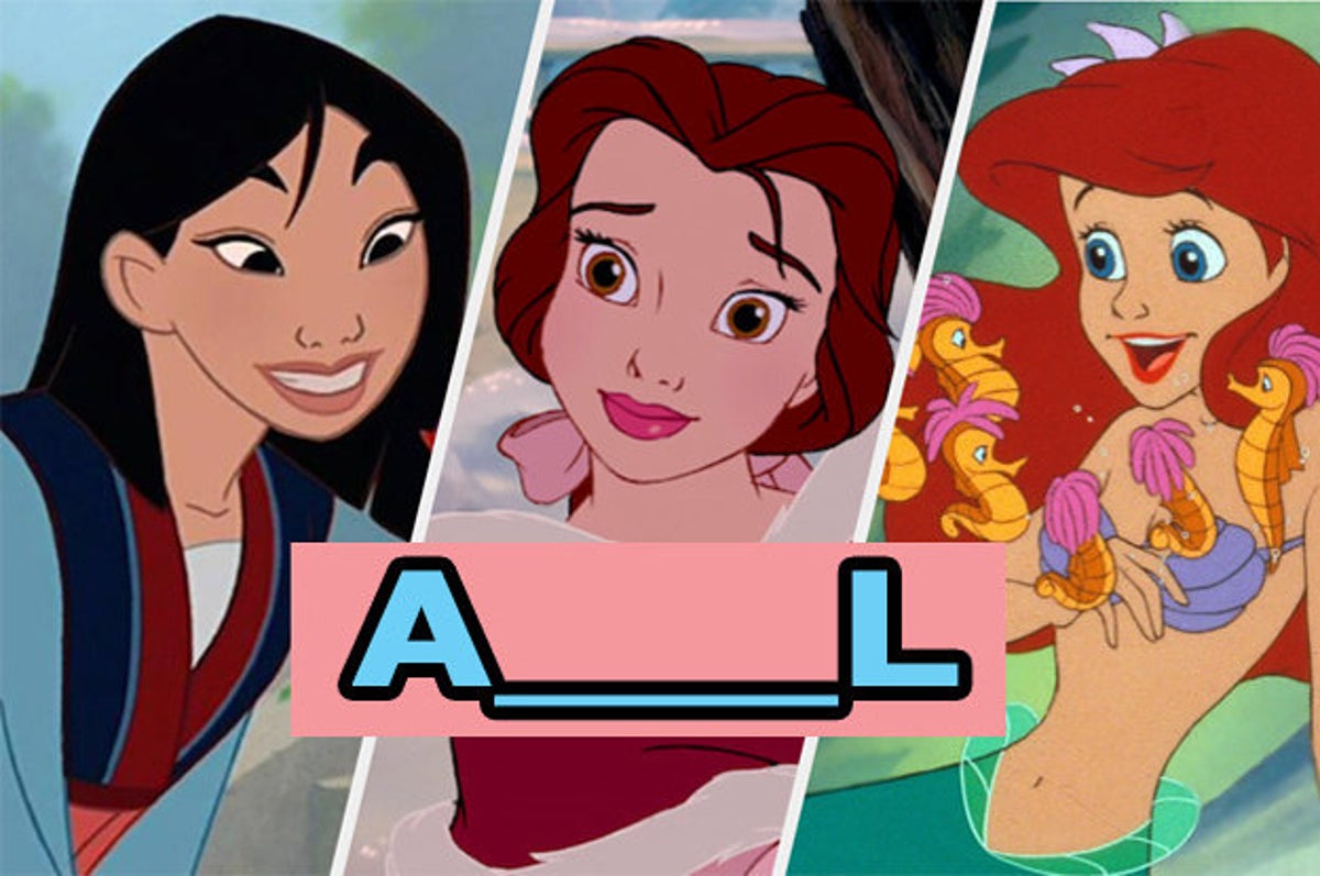 If You Can Guess The Disney Princess By The First And Last Letter Of Their Name You Re A True Disney Fan