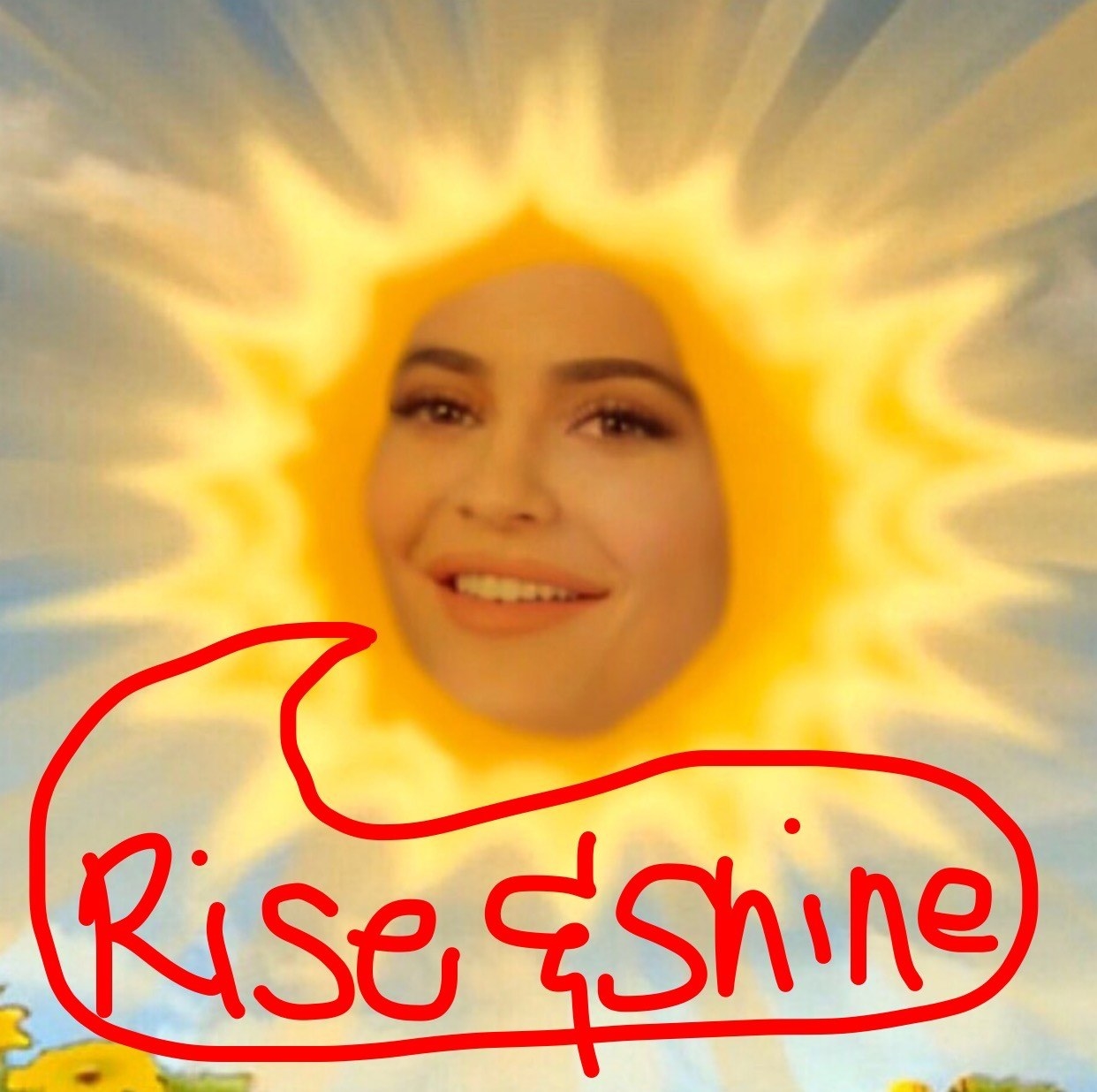 Кайли Дженнер Мем Rise and Shine