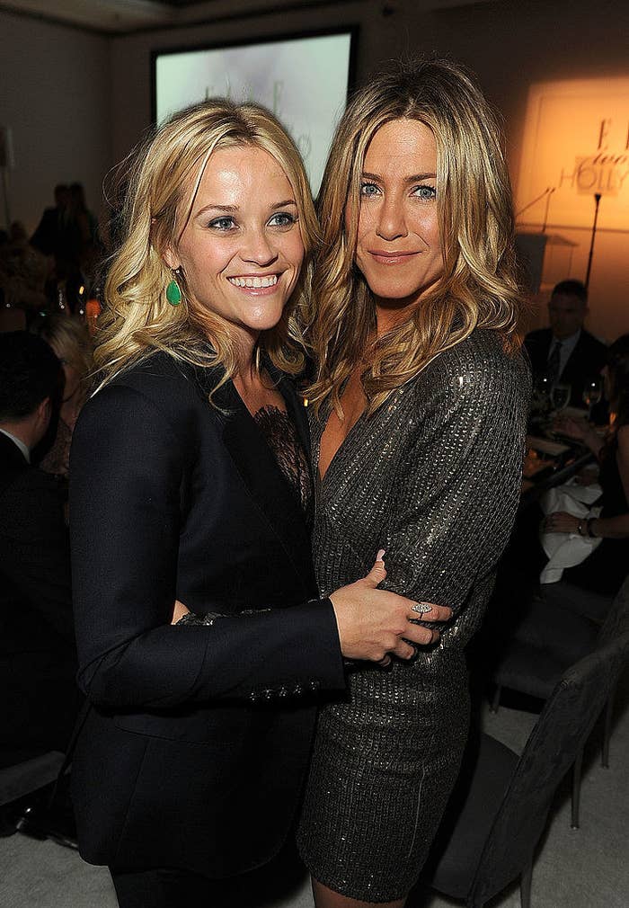 Jennifer Aniston And Reese Witherspoon Recreated An Iconic