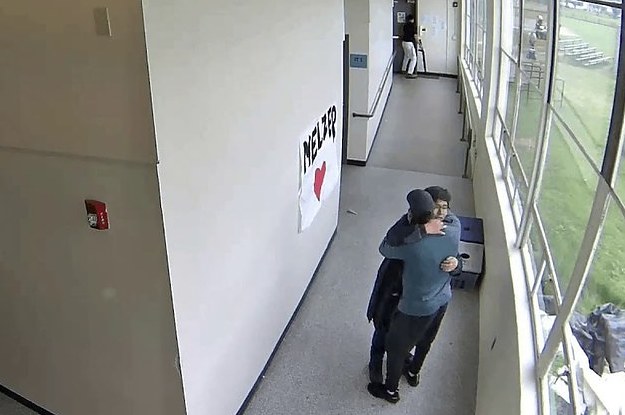 Video Shows How A Football Coach Quickly Disarmed A Student With A Shotgun, Then Hugged Him