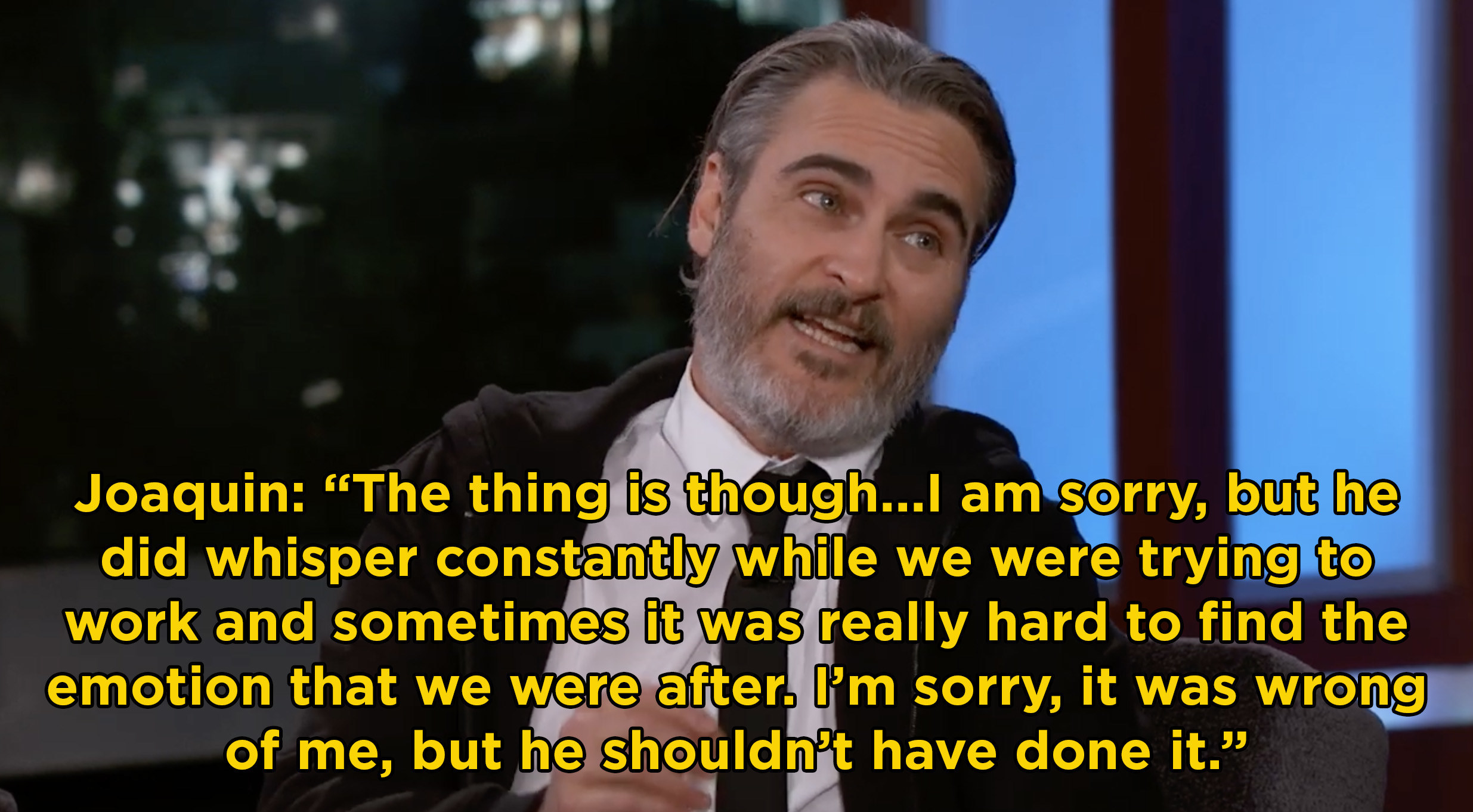 Joaquin Phoenix Cursed Out A 